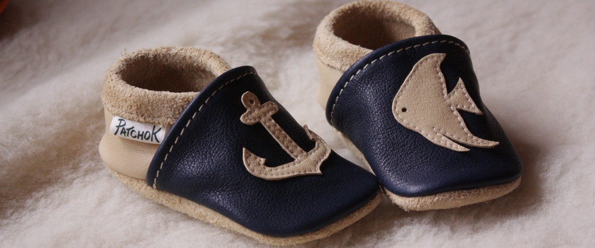 Chaussons en cuir made in France